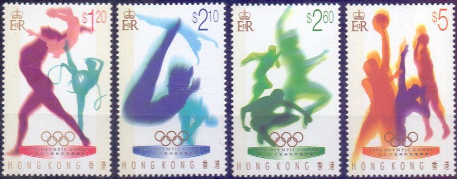 Гонконг 1996, Олимпийские игрыАтланта - 96 ( Михель № 762/65 ,4.50 МЕ ) MNH.