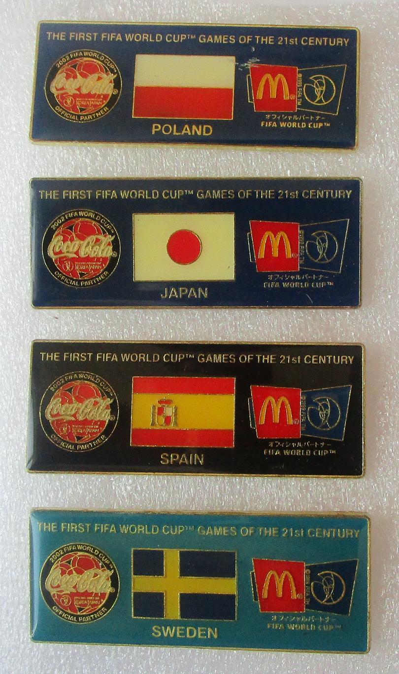 Значки. Спорт. Футбол. ЧМ по футболу 2002 года на полях Южной Кореи и Японии