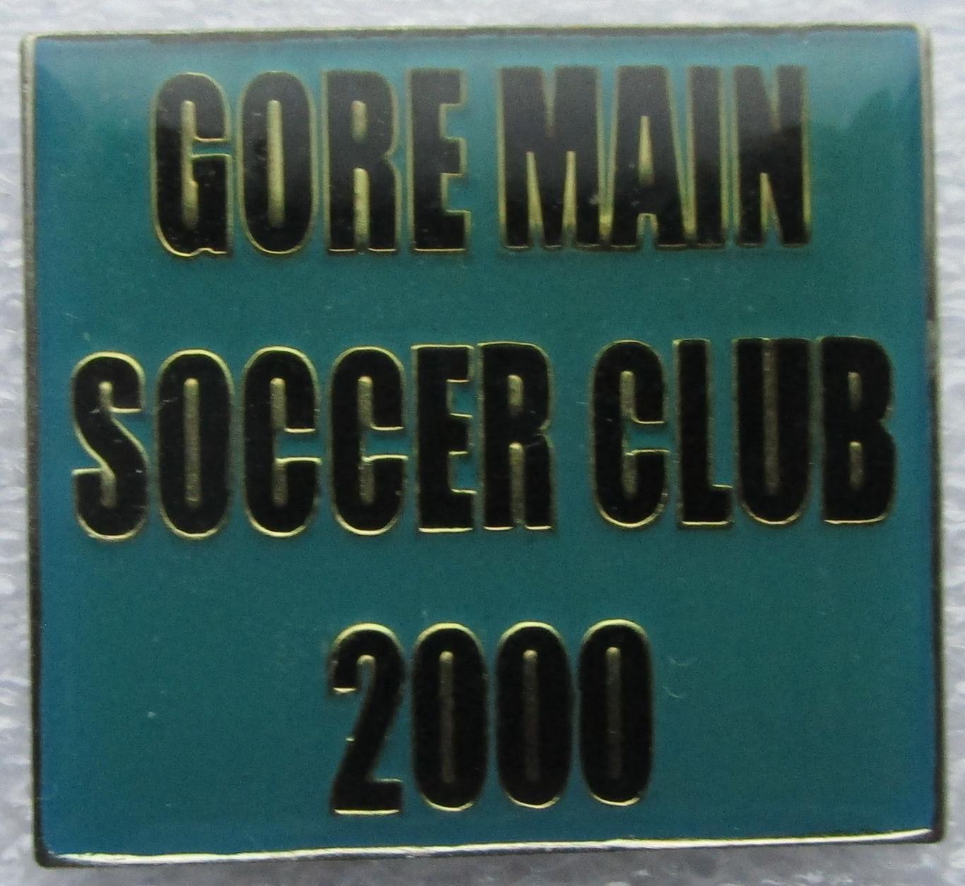 Значки. Спорт. Футбол. Новозеландский футбольный клуб Gore Main 2000. 1
