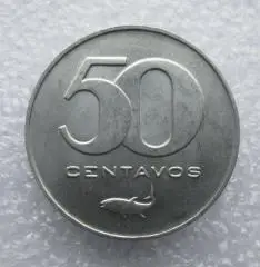 Кабо-Верде 50 сентаво - 1977.UNC. Штемпельный блеск.