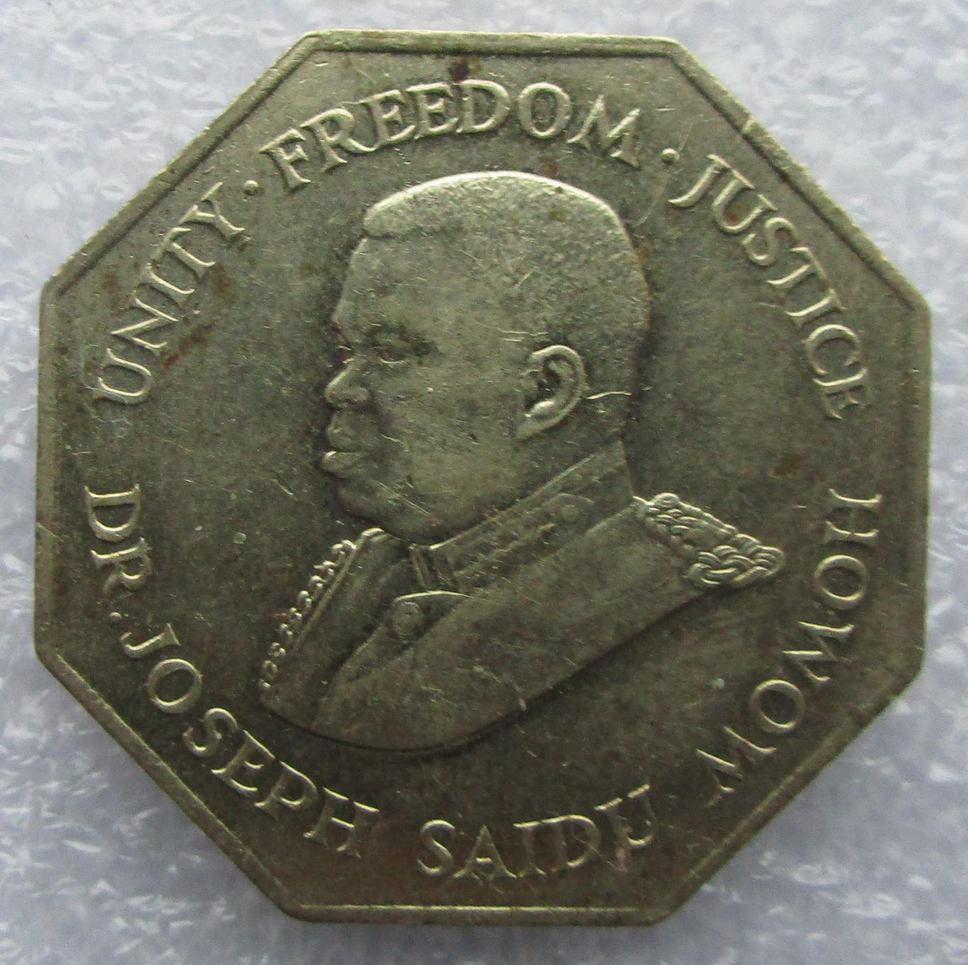 Сьерра-Леоне, 1 леоне - 1987. UNC. UNC. 1
