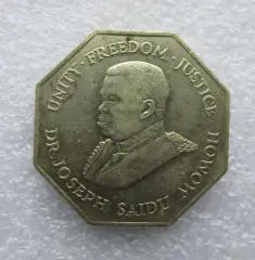 Сьерра-Леоне, 1 леоне - 1987. UNC. UNC.