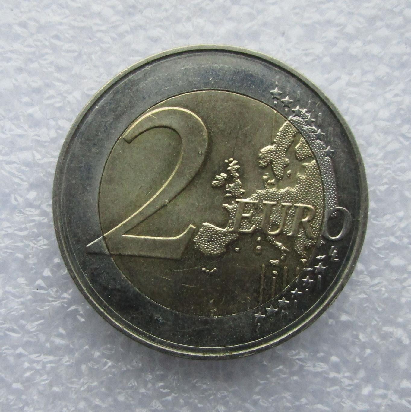 Словакия 2 Евро 2009. UNC. Штемпельный блеск. 2