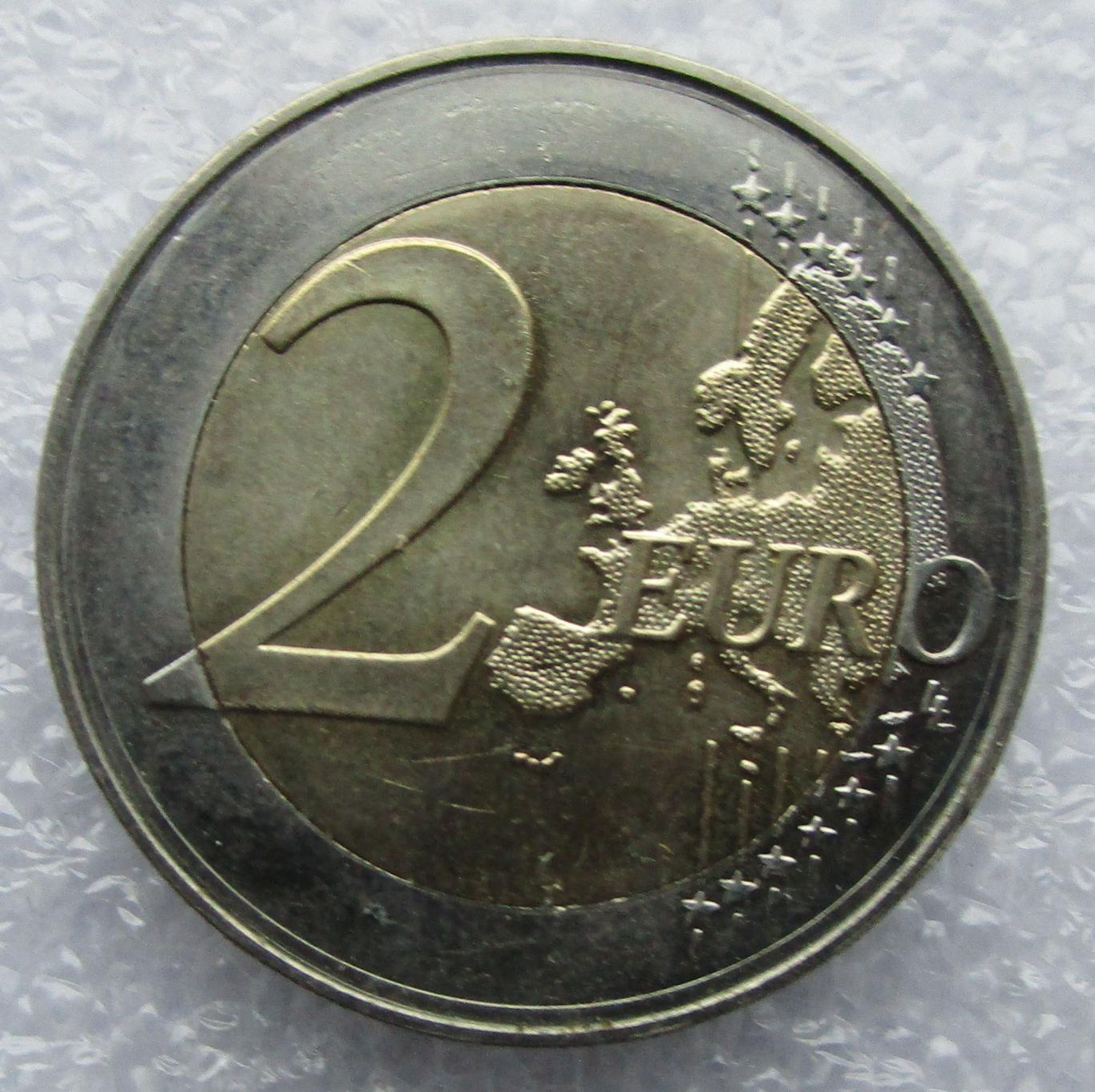 Словакия 2 Евро 2009. UNC. Штемпельный блеск. 3