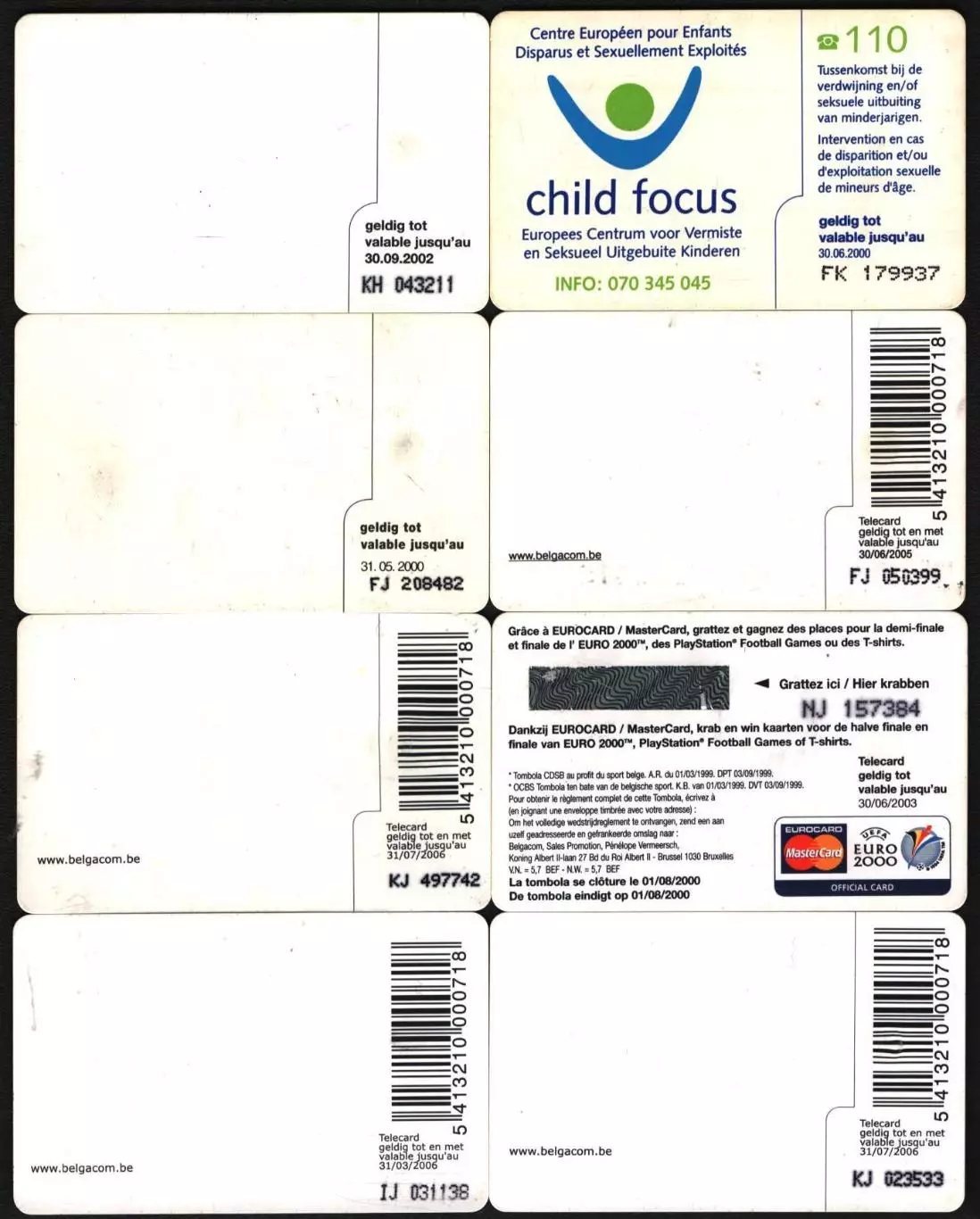 Телефонные карты Бельгии. Спорт. 1