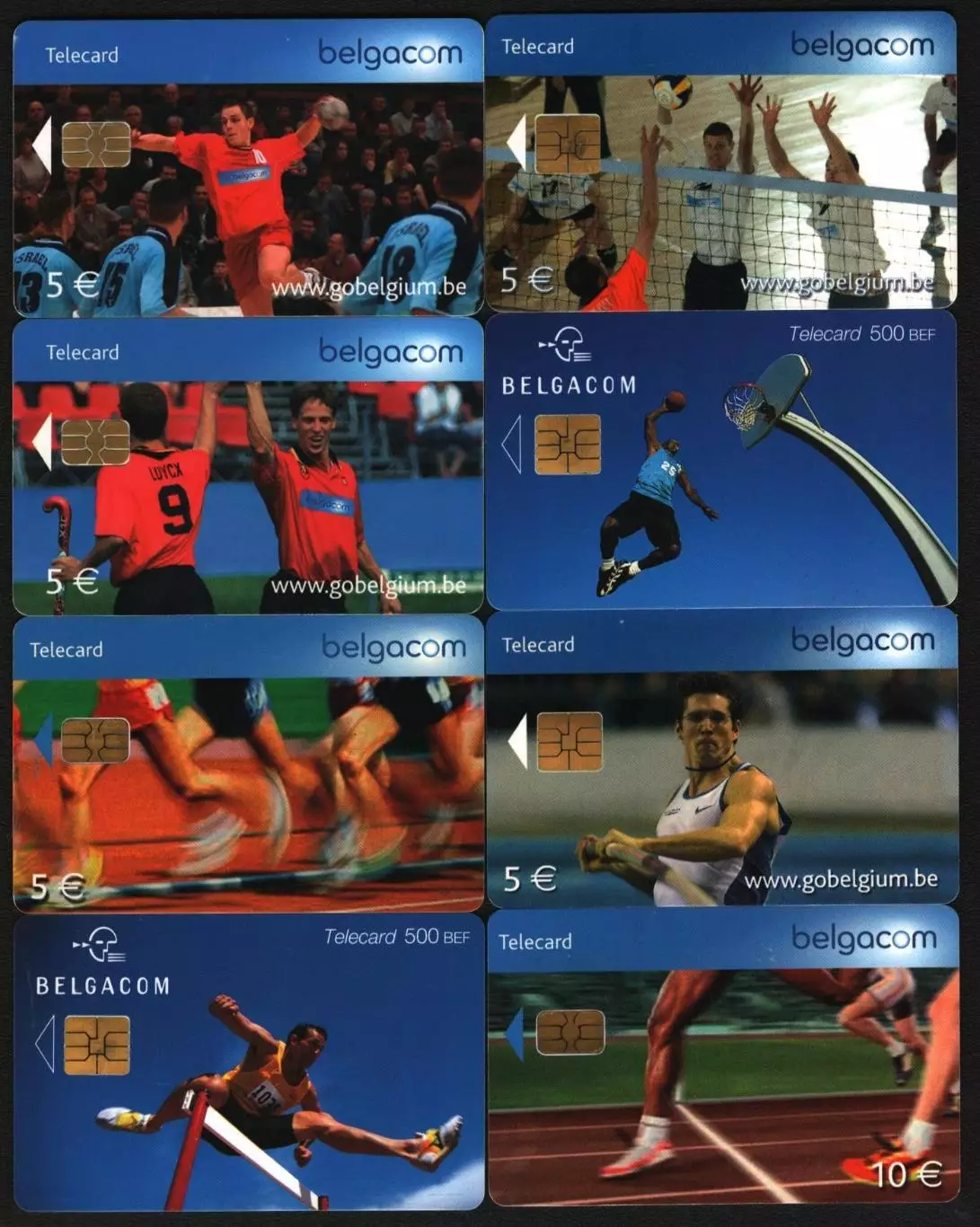Телефонные карты Бельгии. Спорт. 2