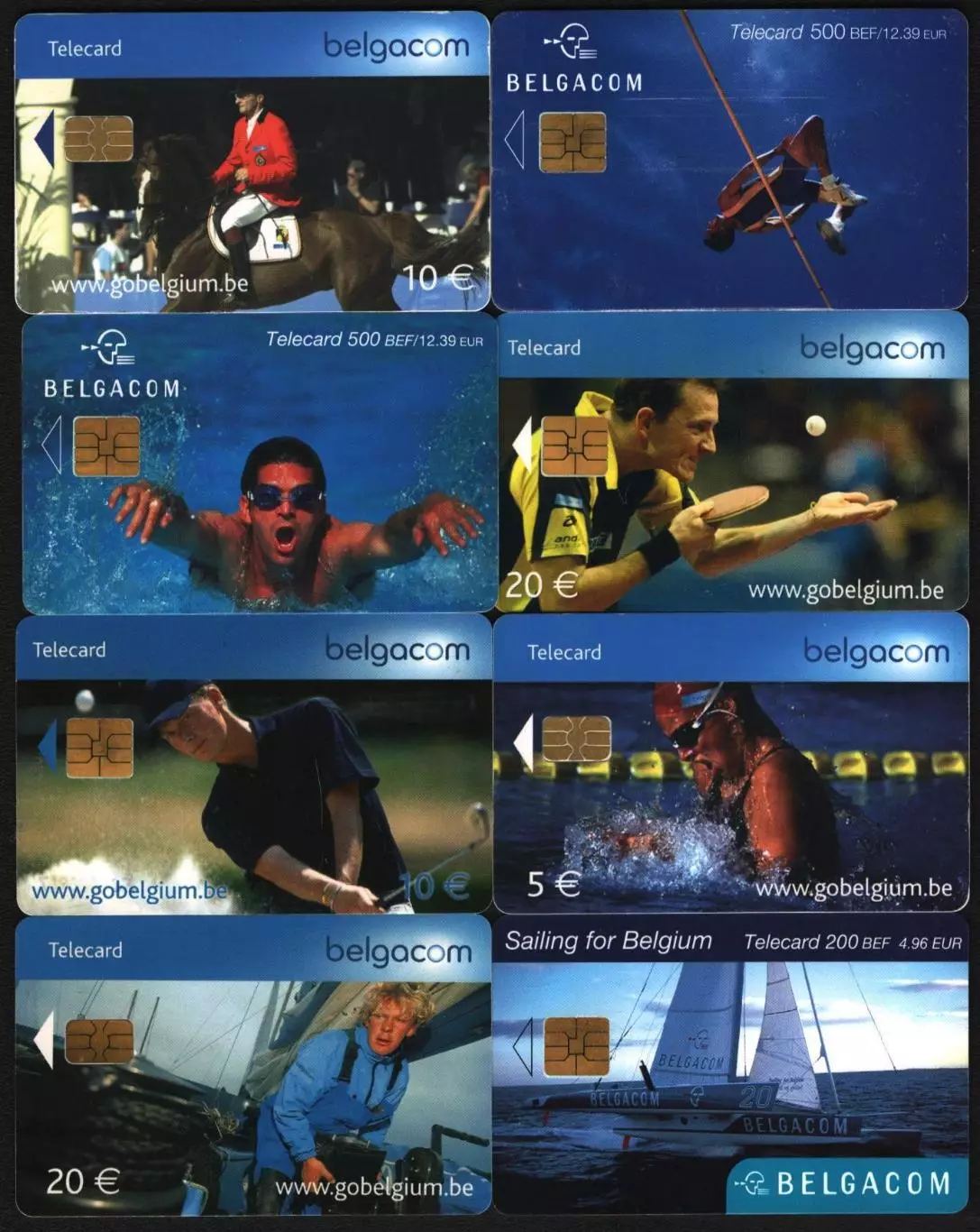 Телефонные карты Бельгии. Спорт. 4