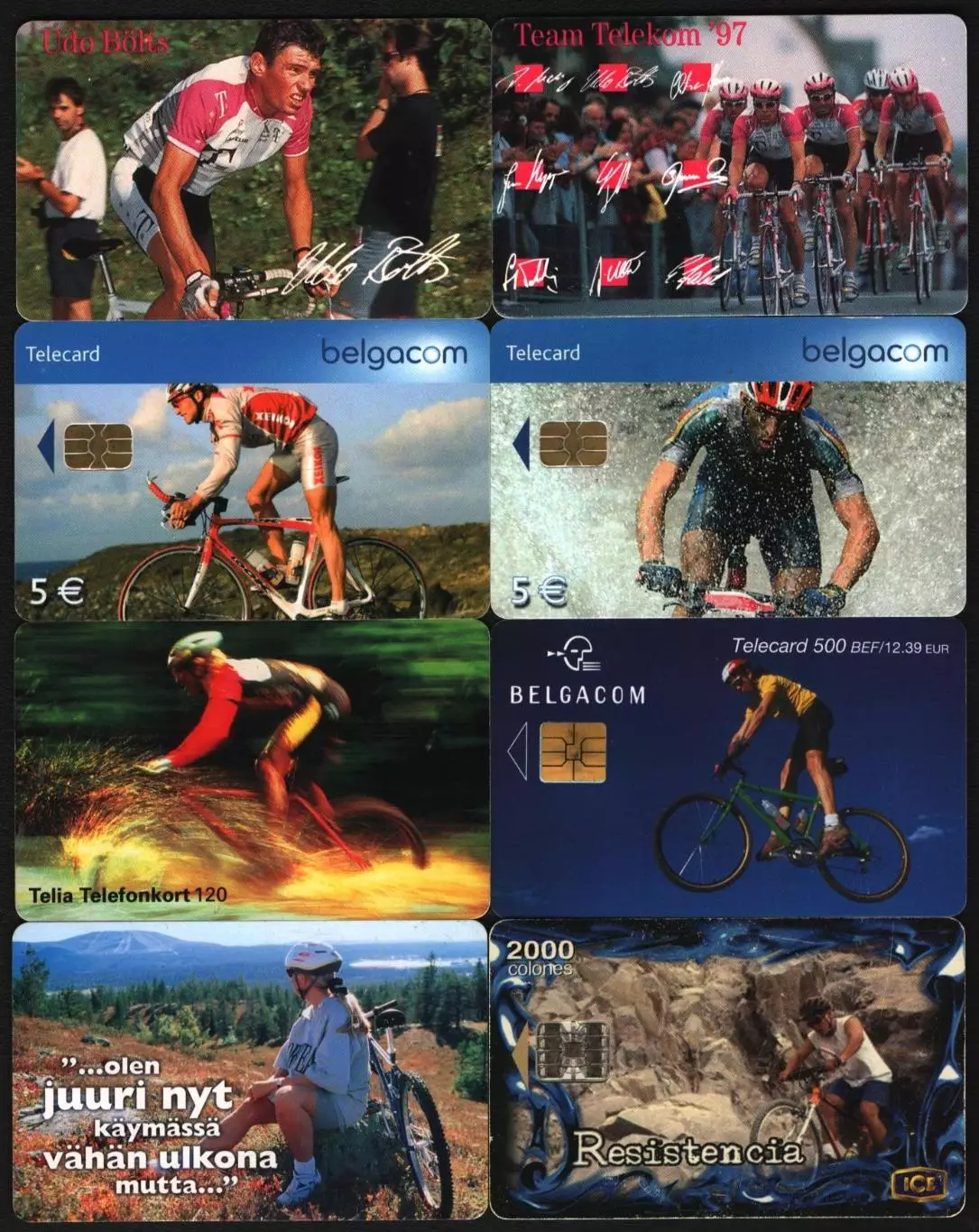 Телефонные карты. Велосипедный спорт. 2