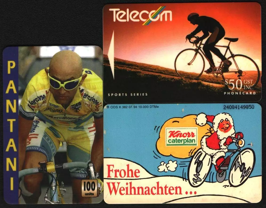 Телефонные карты. Велосипедный спорт. 4