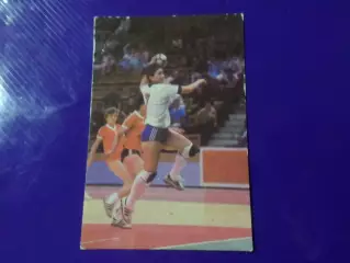 календарик гандбол Марина Базанова Спартак Киев 1987 г.