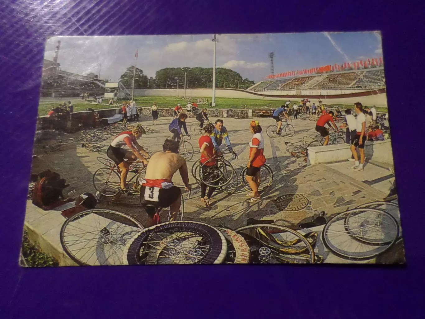 календарик велоспорт Тульский велотрек 1991 г