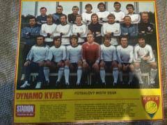 постер из журнала Стадион Динамо Киев 1981 г