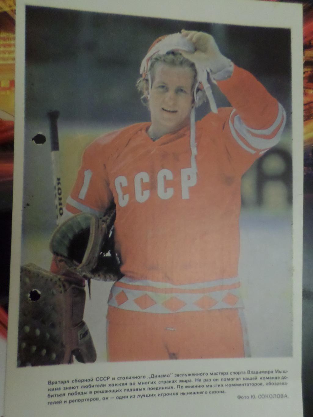 постер из журнала Советская милиция - Владимир Мышкин 1983 г