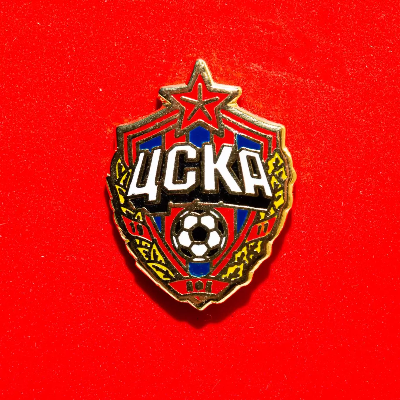 Значок ПФК ЦСКА Москва. Официальная продукция