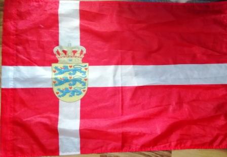 Флаг сборной Дании. 70х100 см