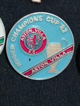 Обладатель Кубка чемпионов 1982 г. Астон Вилла Англия.