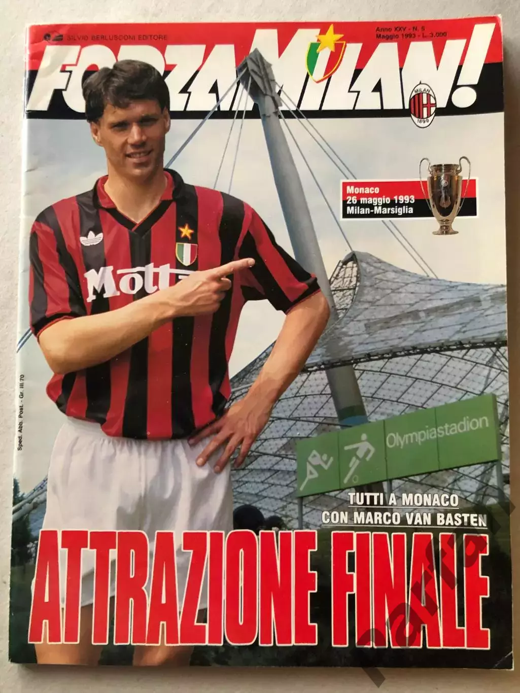 Лига Чемпионов финал Марсель - Милан 1993 Marseille v AC Mlian