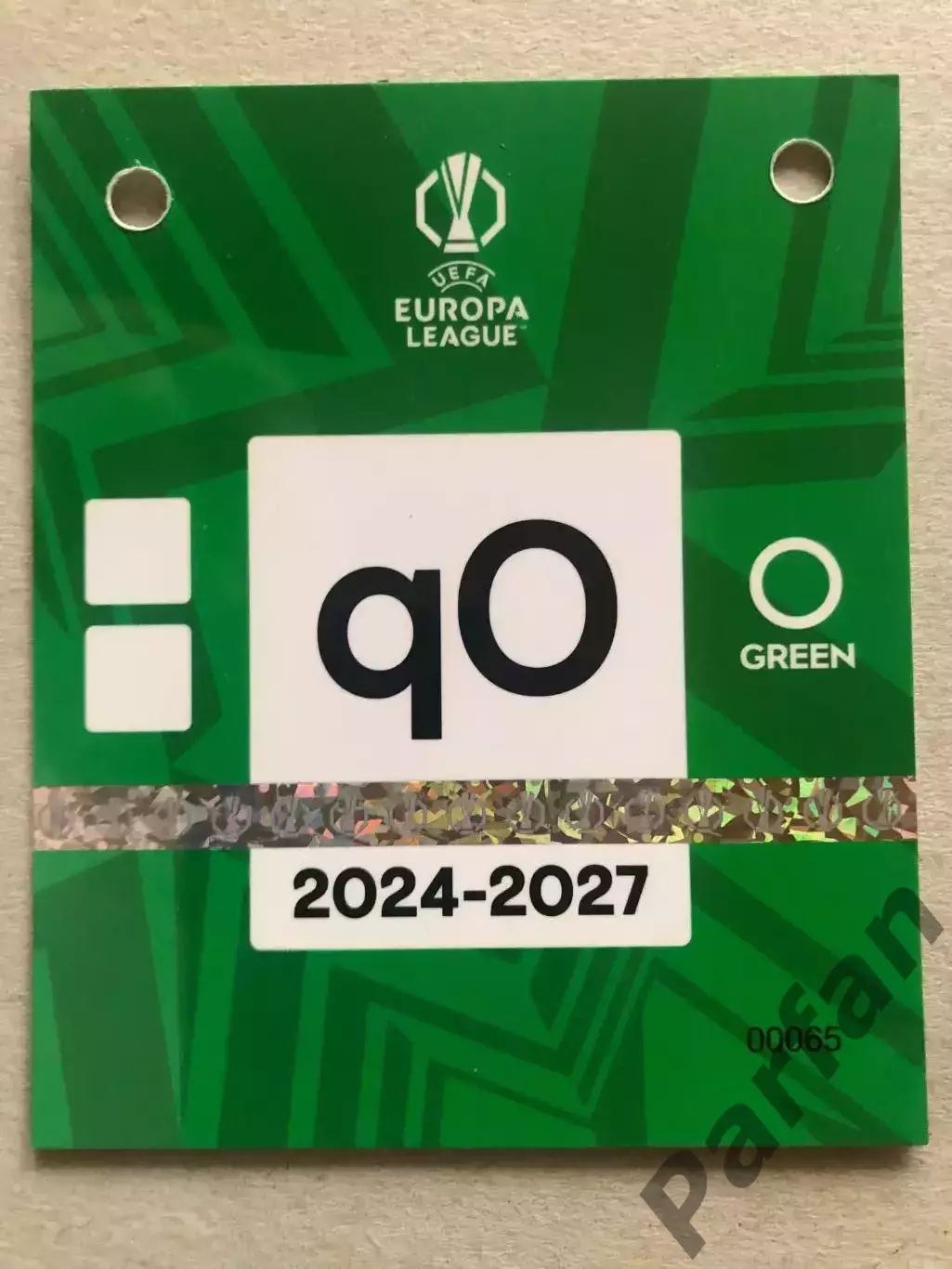 Бейдж/Пропуск Рома - Динамо Київ 2024