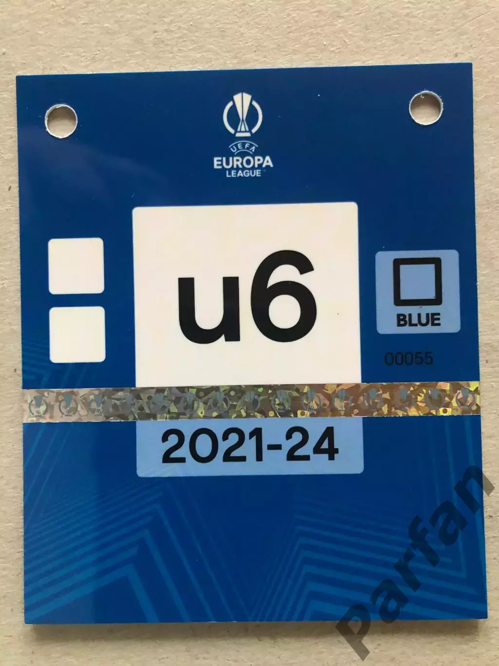 Бейдж/Пропуск АЕК Кіпр - Динамо Київ 2022