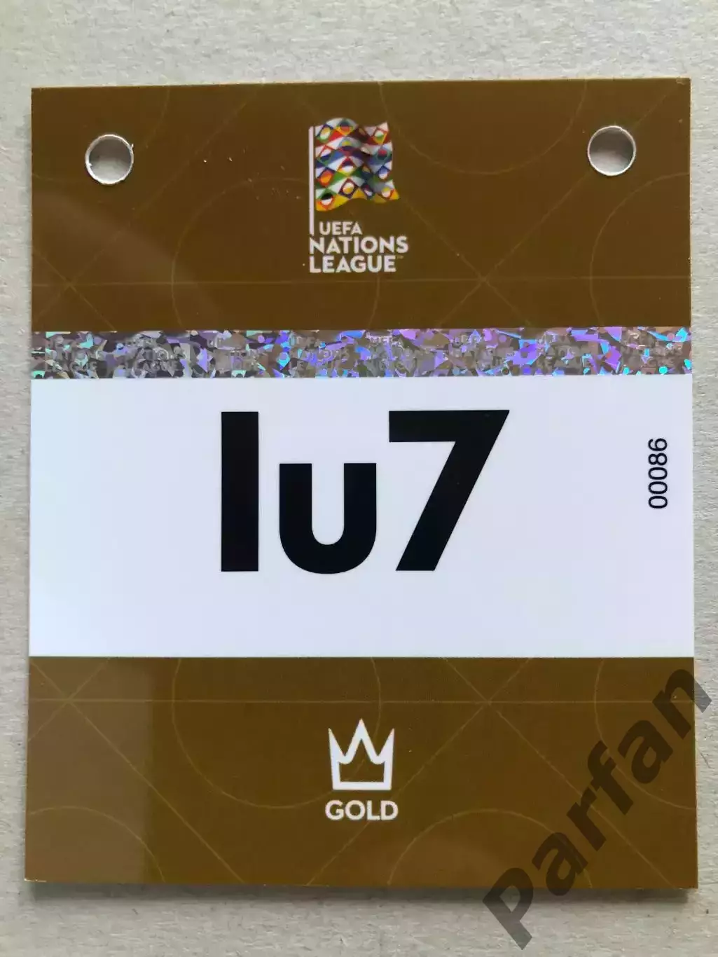 Бейдж/Пропуск Албанія - Україна 2024