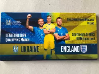 Конверт для запрошення Україна - Англія 2023