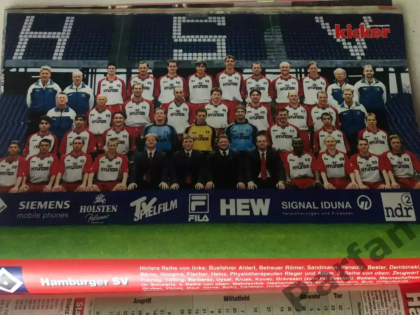 Футбол Журнал Kicker Bundesliga Бундесліга 2000/01 Спецвипуск Баварія А-3 4