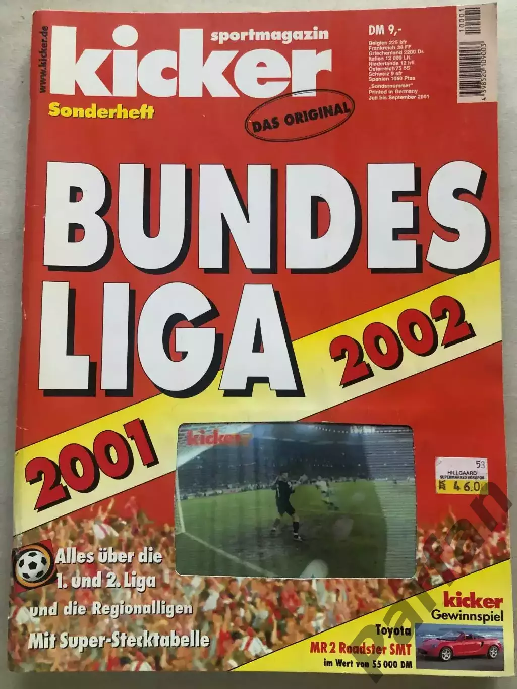 Футбол Журнал Kicker Bundesliga Бундесліга 2001/02 Спецвипуск Баварія А-3