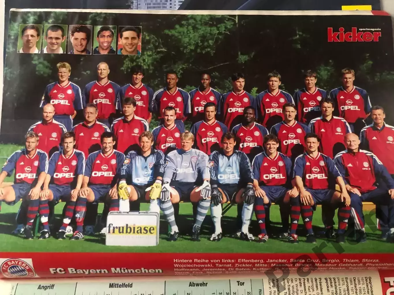 Футбол Журнал Kicker Bundesliga Бундесліга 2001/02 Спецвипуск Баварія А-3 2