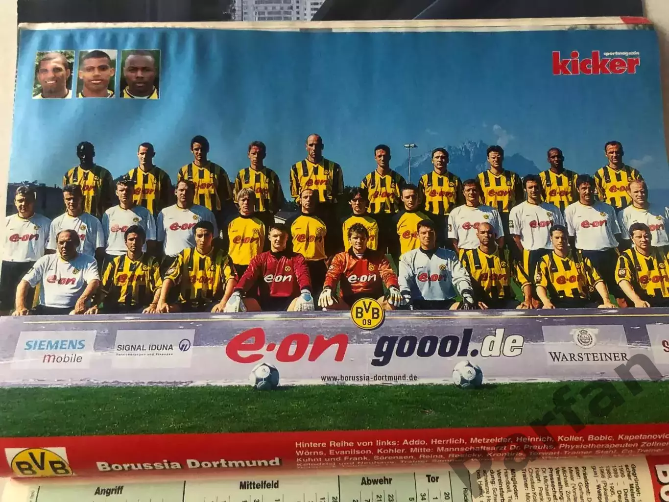 Футбол Журнал Kicker Bundesliga Бундесліга 2001/02 Спецвипуск Баварія А-3 4