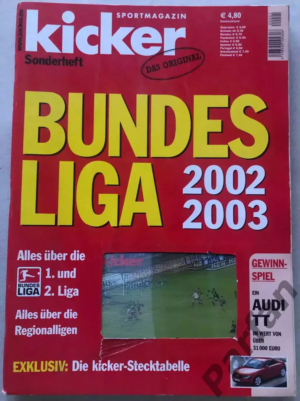 Футбол Журнал Kicker Bundesliga Бундесліга 2002/03 Спецвипуск Боруссія А-3
