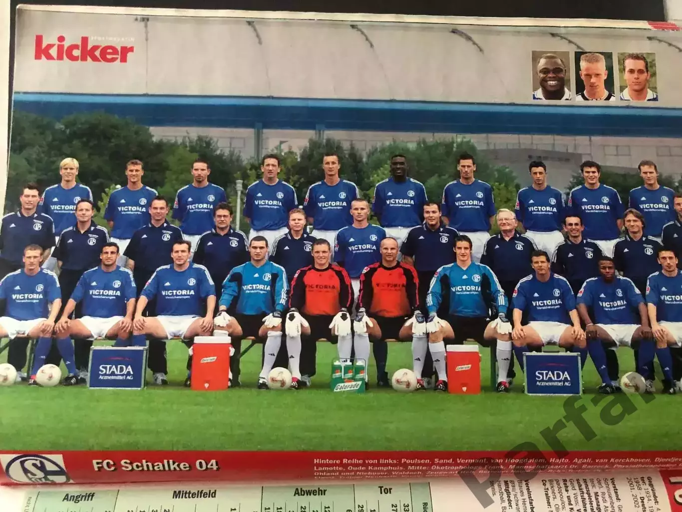 Футбол Журнал Kicker Bundesliga Бундесліга 2002/03 Спецвипуск Боруссія А-3 3