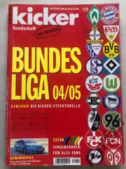 Футбол Журнал Kicker Bundesliga Бундесліга 2004/05 Спецвипуск