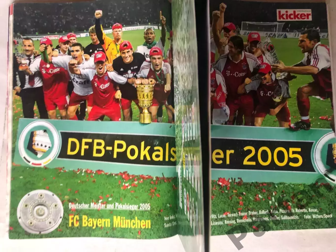 Футбол Журнал Kicker Bundesliga Бундесліга 2005/06 Спецвипуск Баварія А-3 1