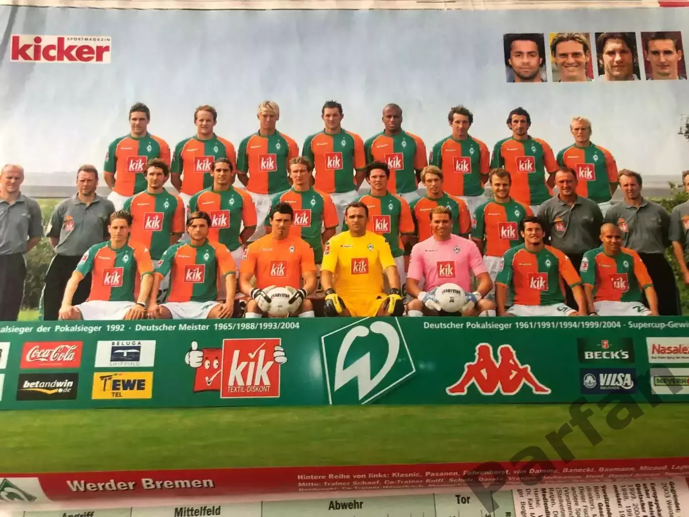 Футбол Журнал Kicker Bundesliga Бундесліга 2005/06 Спецвипуск Баварія А-3 4