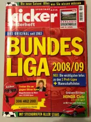 Футбол Журнал Kicker Bundesliga 2008/09 Спецвипуск