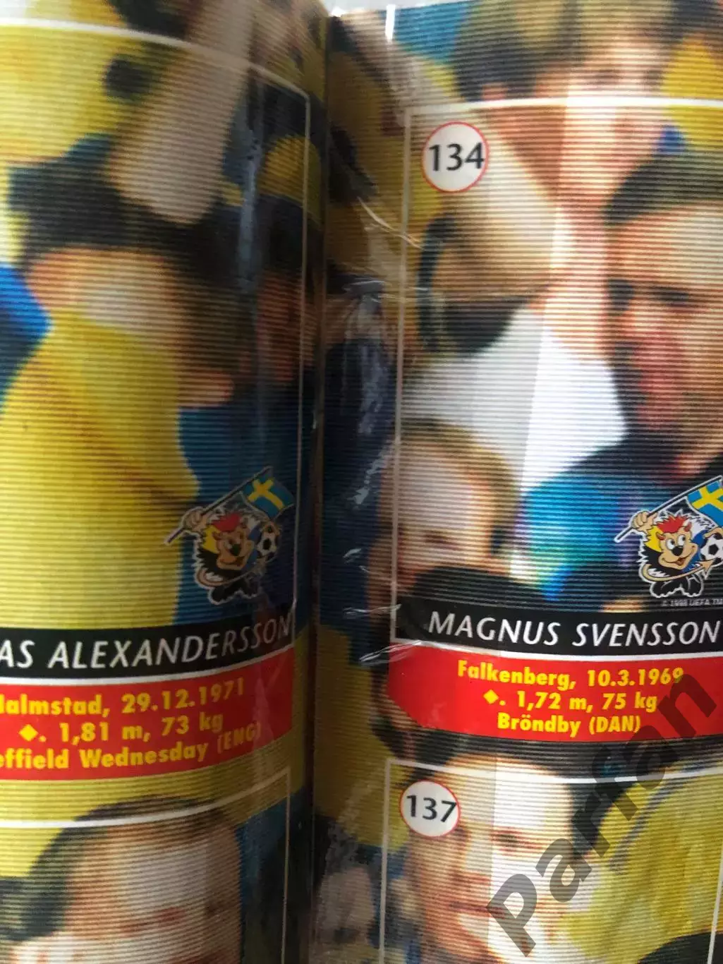 Паніні/Panini EURO Чемпіонат Европи 2000 2