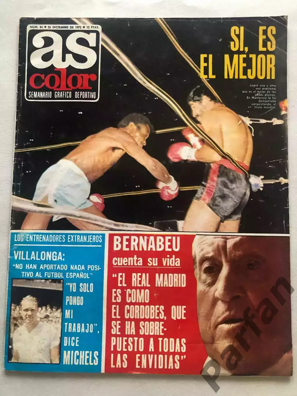 AS Color 1972 Постер Джордж Бест Атлетико Мадрид