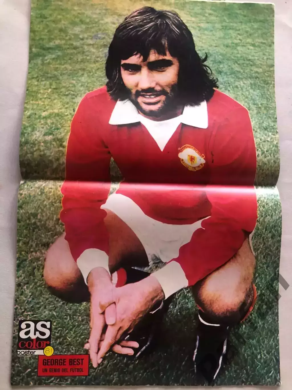 AS Color 1972 Постер Джордж Бест Атлетико Мадрид 1