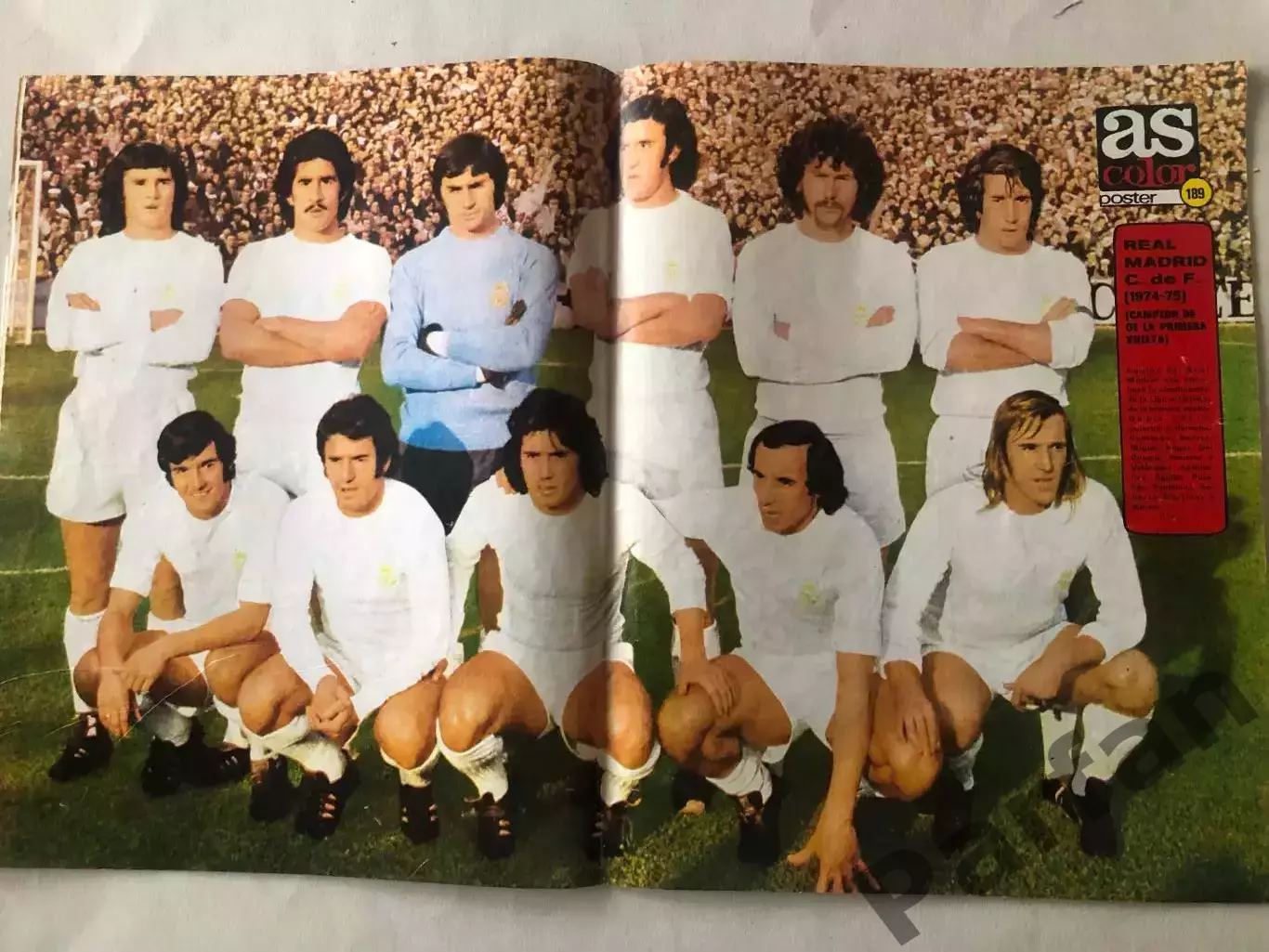 AS Color 1975 Постер Реал Мадрид Брайтнер Нетцер 1