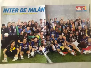 Don Balon Постер Інтер Мілан Володар Кубка Чемпіонів