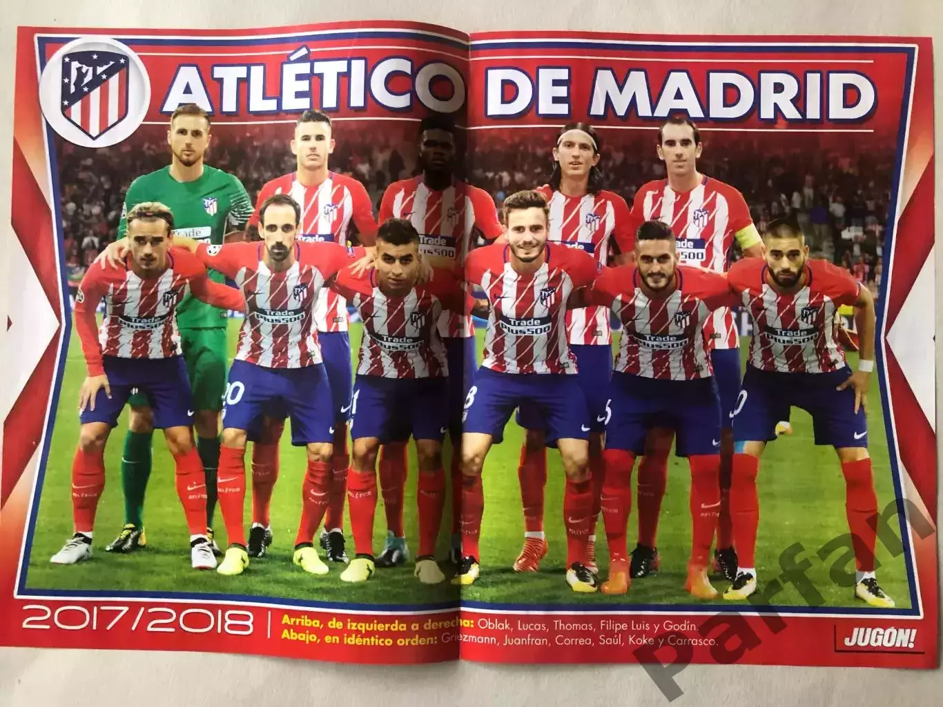 Jugon! Постер Атлетико Мадрид