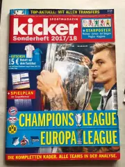 Футбол Журнал Kicker Champions league Спецвипуск 2017/18