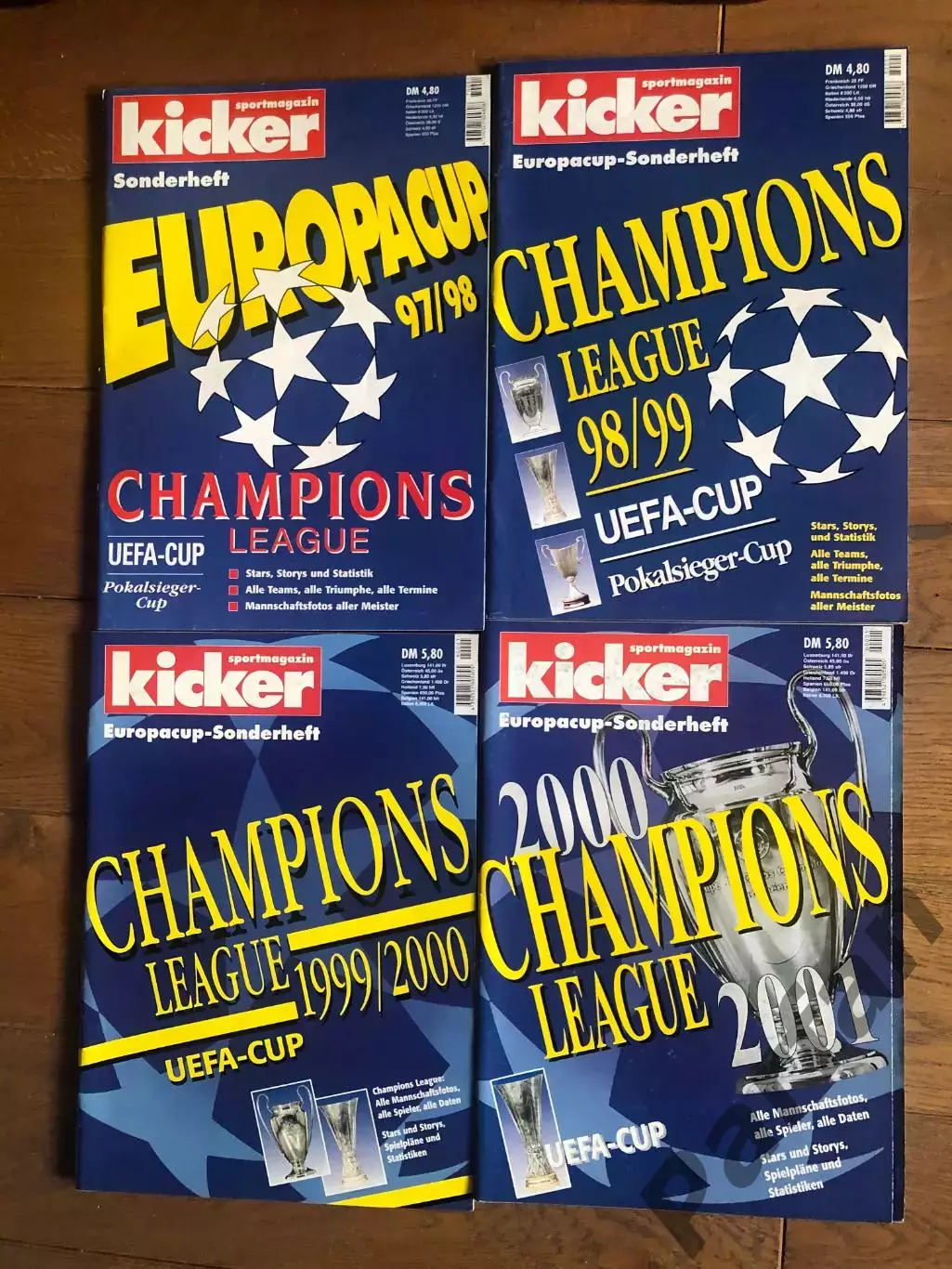 Футбол Журнал Kicker Champions league Спецвипуск 19997/98-2016/17 1