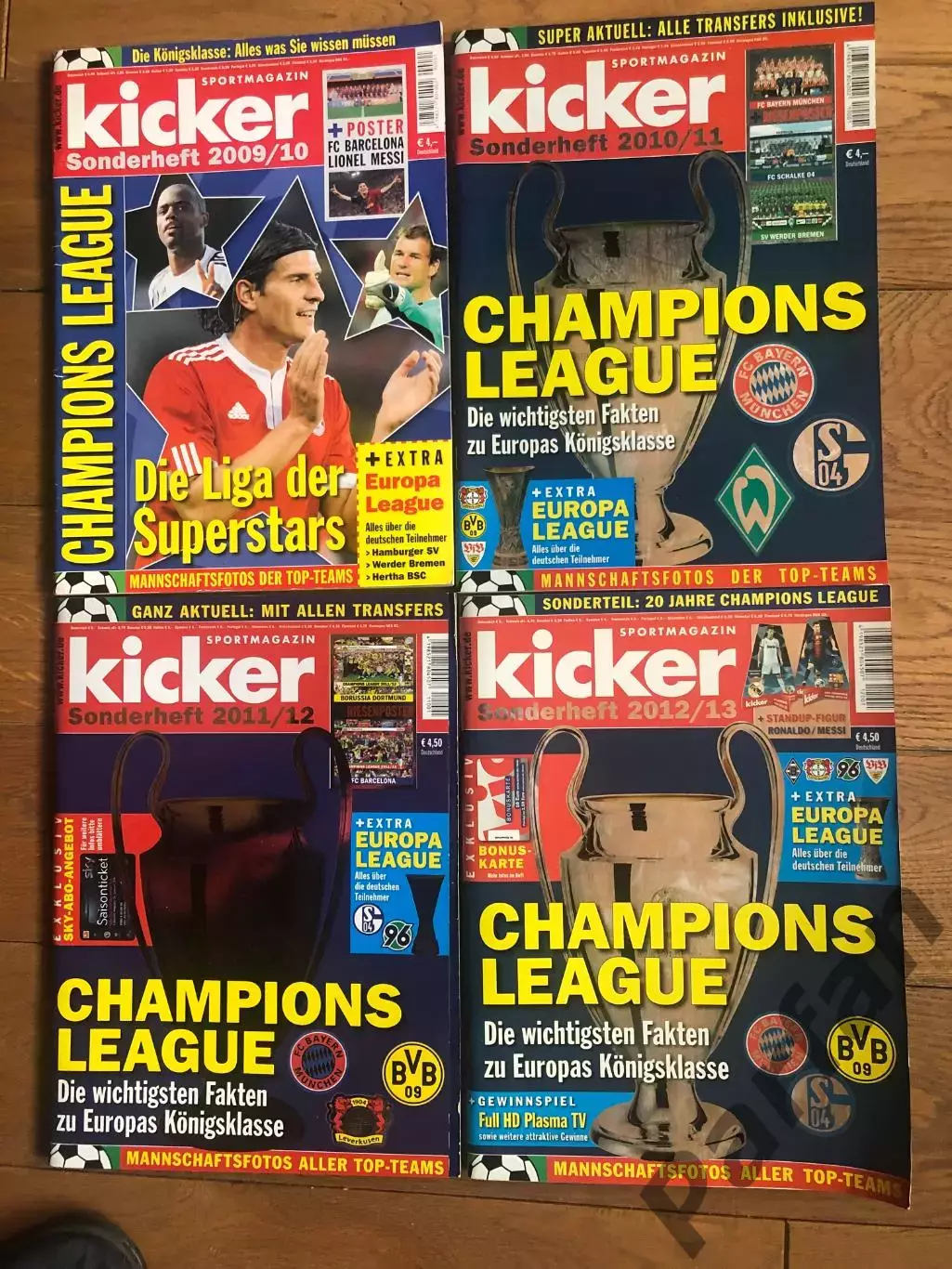 Футбол Журнал Kicker Champions league Спецвипуск 19997/98-2016/17 4