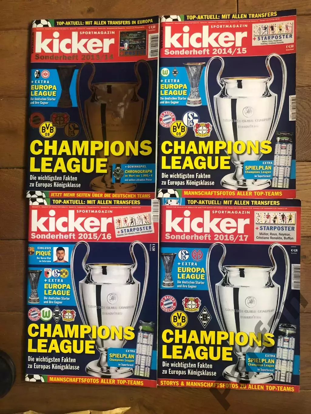 Футбол Журнал Kicker Champions league Спецвипуск 19997/98-2016/17 5