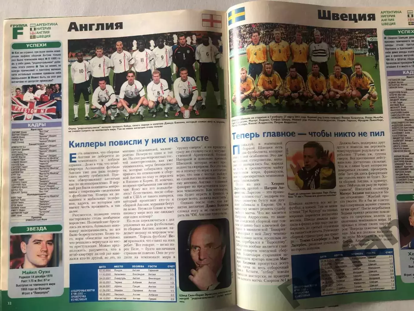 Журнал Футбол Чемпіонат Світу 2002 Спецвипуск 6