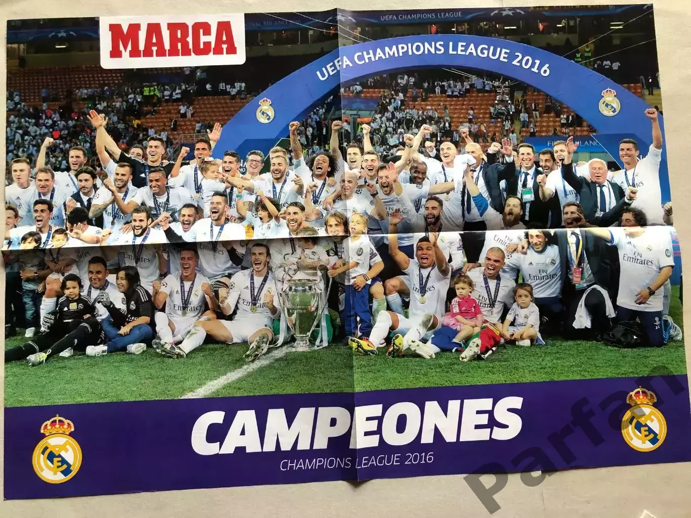 Marca Постер Реал Володар Кубка Чемпіонів 2016