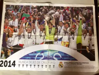 La Razon Постер Реал Володар Кубка Чемпіонів 2014