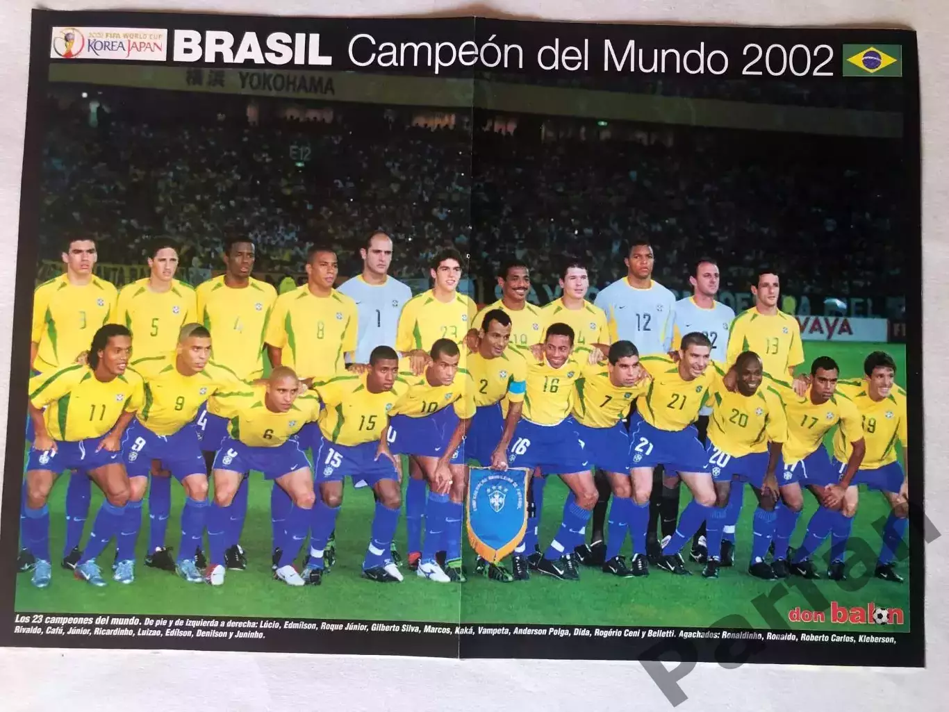 Don Balon Постер Бразилія Чемпіон Світу 2002