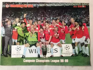 Don Balon Постер Манчестер Юнайтед Володар Кубка Чемпіонів 1999